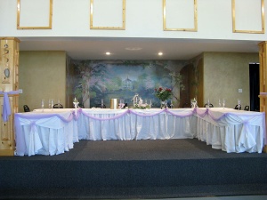 Bridal Table - Riverside Gardens Bridal Table - Riverside Gardens